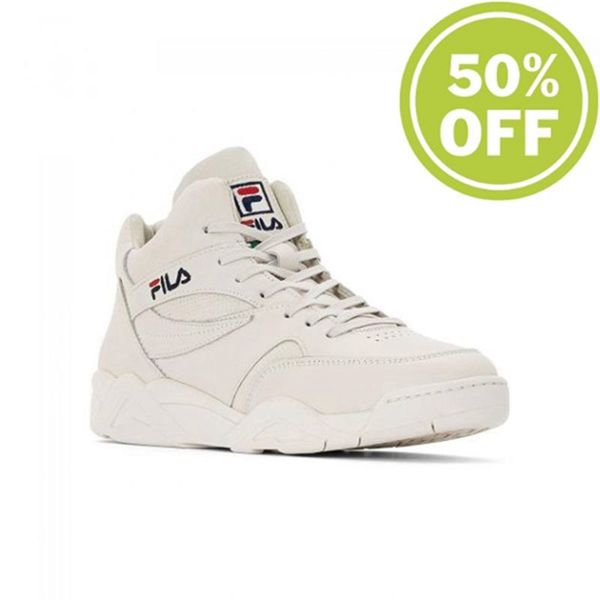 Fila Tenisky Panske Slonovina - Pine Mid Marshmallow Mid-Cut Vypredaj - Slovakia 35762-AELQ